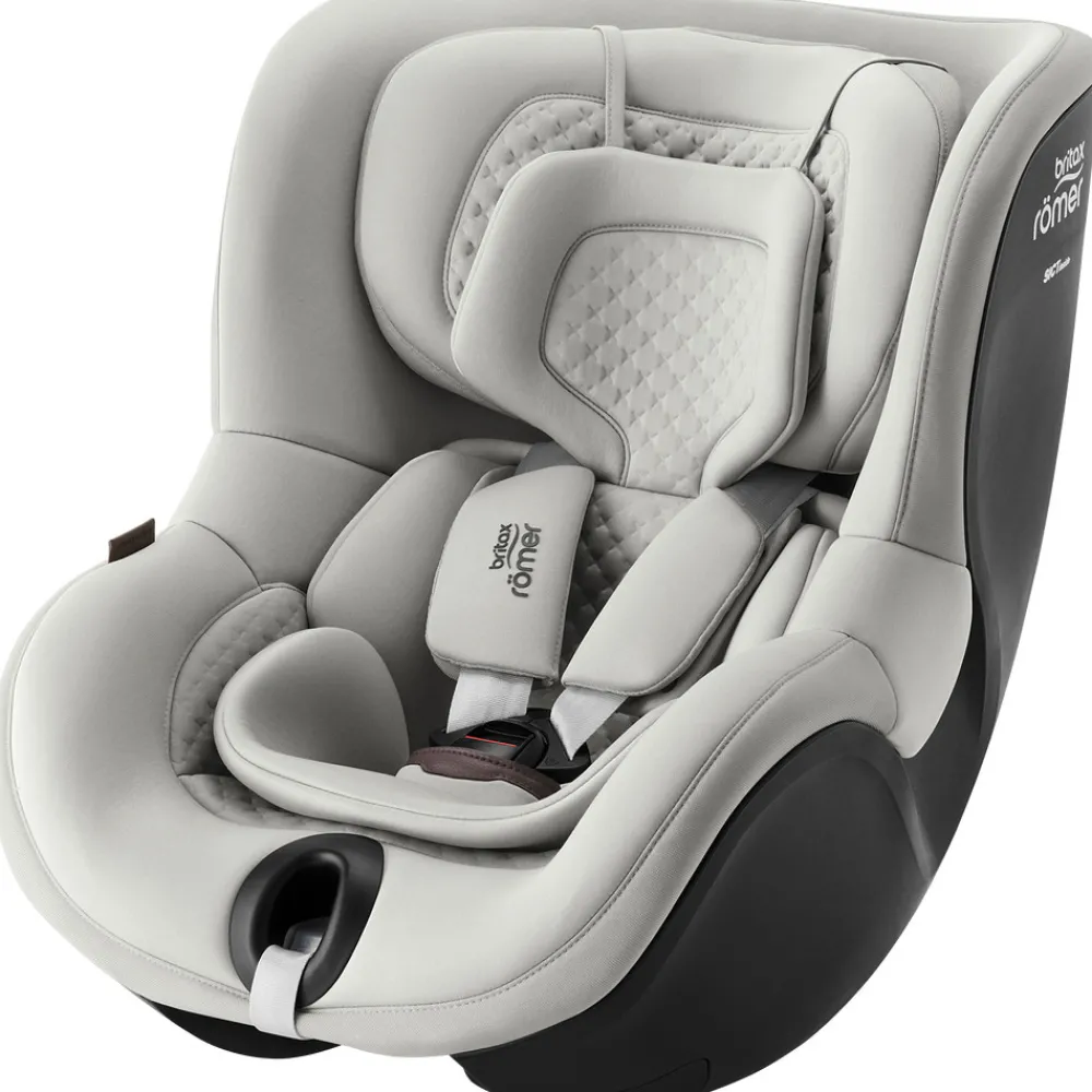 Britax Römer Dualfix 5Z Lux - Linen Grey- Autostole 61-105 Cm (3 Mdr.-4 År)