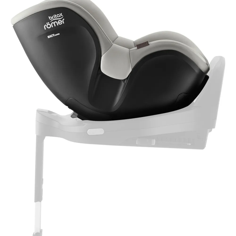 Britax Römer Dualfix 5Z Lux - Linen Grey- Autostole 61-105 Cm (3 Mdr.-4 År)