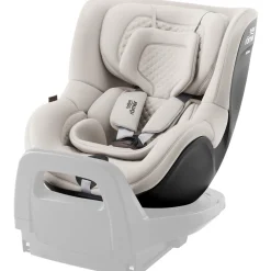 Britax Römer Dualfix 5Z Lux - Soft Taupe- Autostole 61-105 Cm (3 Mdr.-4 År)
