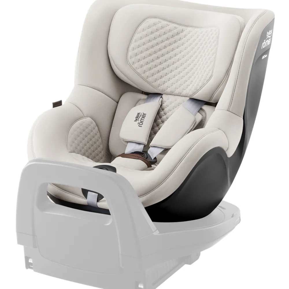 Britax Römer Dualfix 5Z Lux - Soft Taupe- Autostole 61-105 Cm (3 Mdr.-4 År)