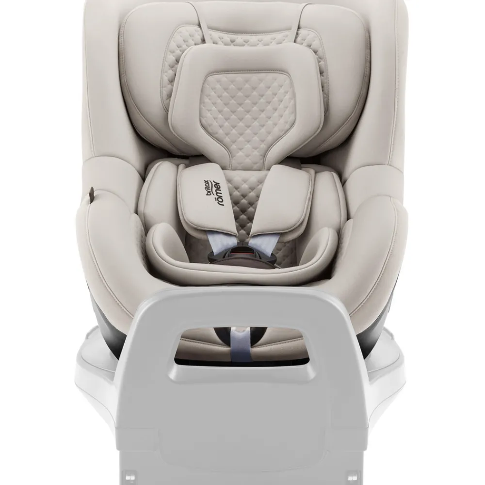 Britax Römer Dualfix 5Z Lux - Soft Taupe- Autostole 61-105 Cm (3 Mdr.-4 År)