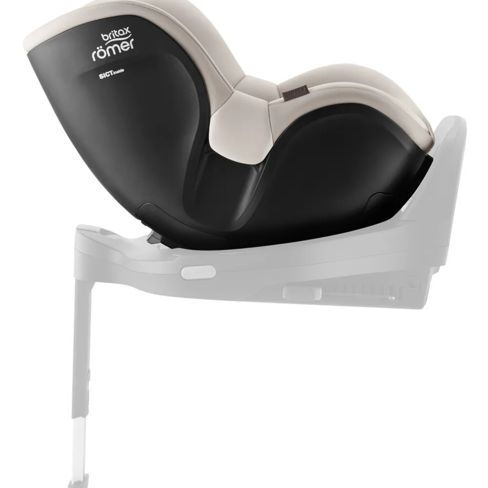 Britax Römer Dualfix 5Z Lux - Soft Taupe- Autostole 61-105 Cm (3 Mdr.-4 År)