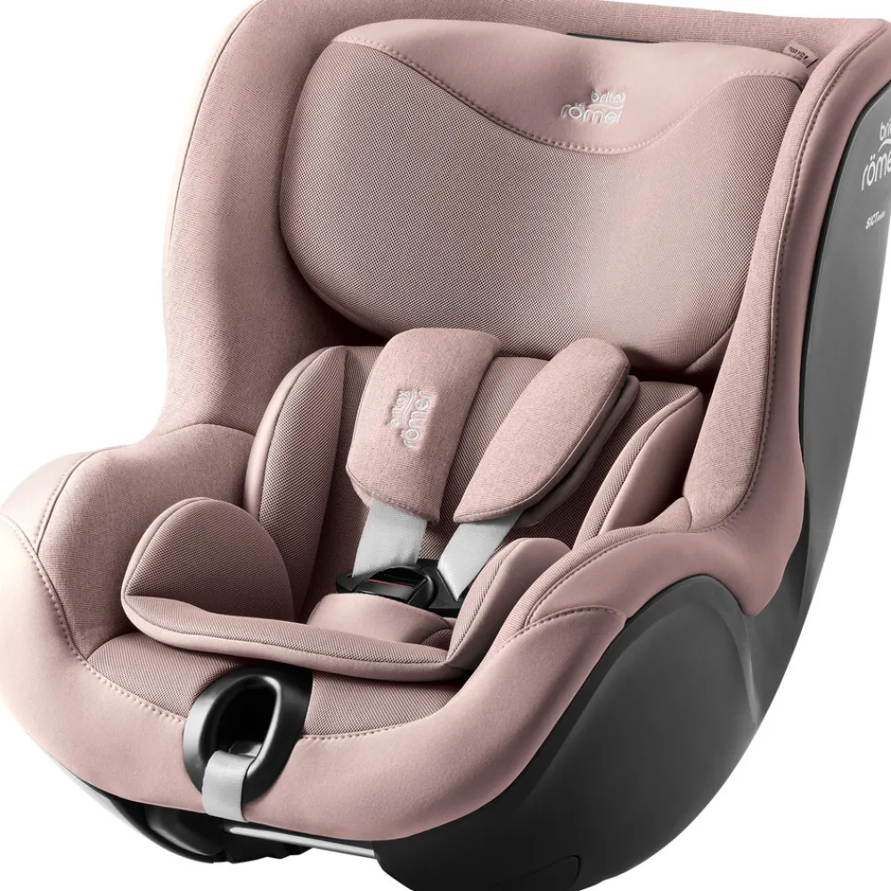 Britax Römer Dualfix 5Z Style - Dusty Rose- Autostole 61-105 Cm (3 Mdr.-4 År)