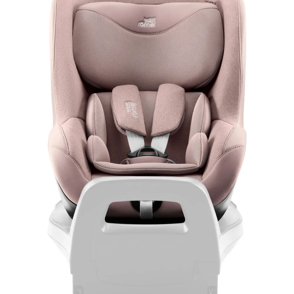 Britax Römer Dualfix 5Z Style - Dusty Rose- Autostole 61-105 Cm (3 Mdr.-4 År)