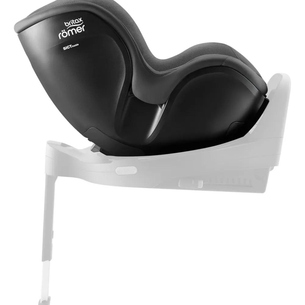 Britax Römer Dualfix 5Z Style - Mineral Grey- Autostole 61-105 Cm (3 Mdr.-4 År)