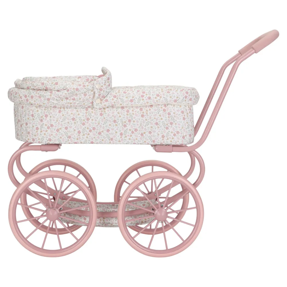 Little Dutch Dukke Barnevogn pink- Dukkevogne & Senge