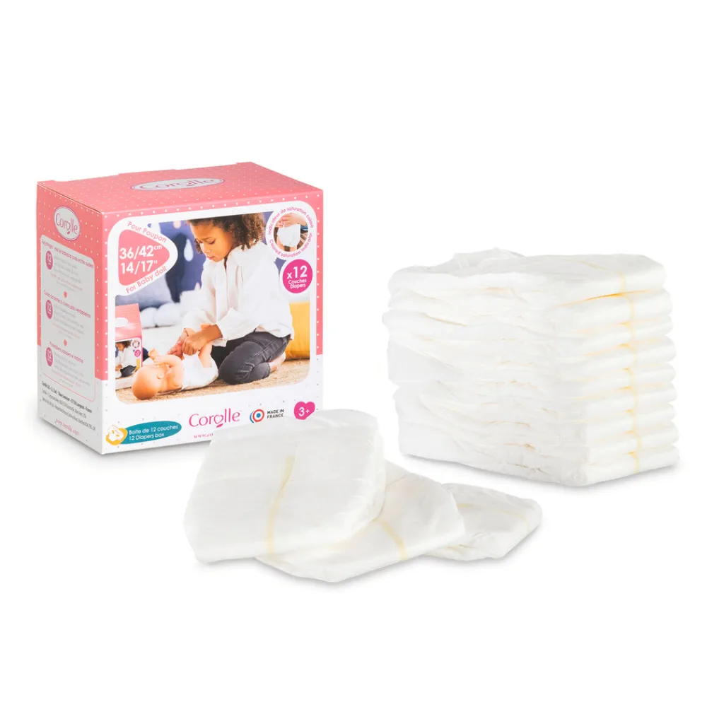 COROLLE Dukketilbehør, Bleer, 36 cm- Dukketilbehør