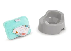 COROLLE Dukketilbehør Potte og Vaskeklud- Dukketilbehør