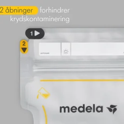 Medela Easy Pour opbevaringsposer til brystmælk, 25 stk- Madopbevaring|Brystpumper