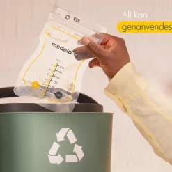 Medela Easy Pour opbevaringsposer til brystmælk, 25 stk- Madopbevaring|Brystpumper
