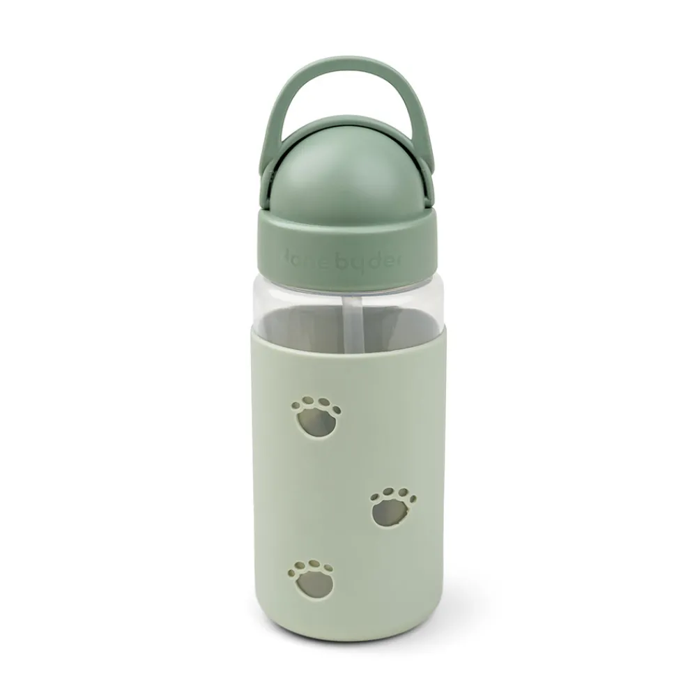 Done By Deer Easy-grip drikkedunk m/ sugerør Elphee Grøn- Madkasser & Drikkedunke