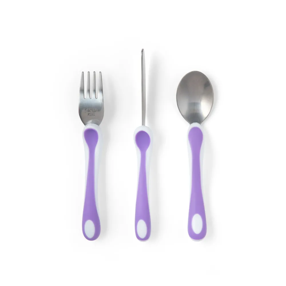 Bambino Eat like a pro! lilac- Bestik