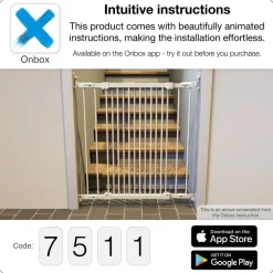 BabyDan EBBA - hvid- Sikkerhedsgitre