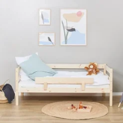 Hoppekids ECO Comfort Juniorseng natur, med sengehest og skuffesæt-Børn Pakkeløsninger|Juniorsenge