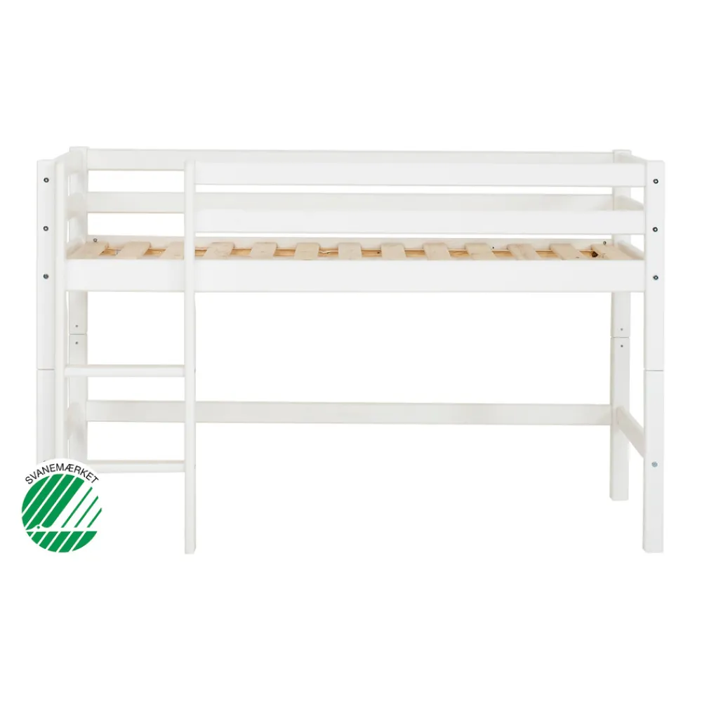 Hoppekids ECO Dream Halvhøj seng (delbar) 70x160 cm. - hvid-Børn Juniorsenge