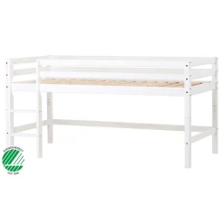 Hoppekids ECO Dream Halvhøj seng (delbar) 90x200 cm. - hvid-Børn Juniorsenge