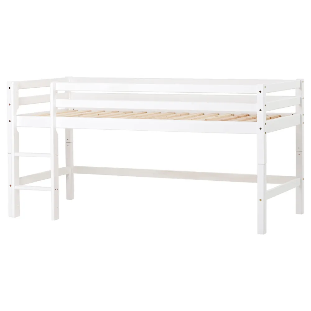 Hoppekids ECO Dream Halvhøj seng (delbar) 90x200 cm. - hvid-Børn Juniorsenge