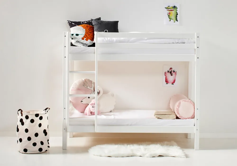 Hoppekids ECO Dream køjeseng 70x160 cm. - hvid-Børn Juniorsenge