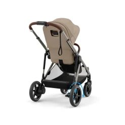 Cybex E-Gazelle S - Almond Beige | beige- Klapvogne Med Flade Sæder