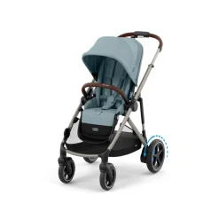 Cybex E-Gazelle S - Stormy Blue | light blue- Klapvogne Med Flade Sæder