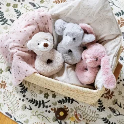 BeKids Elefant rangle - grå- Rangler I Plys