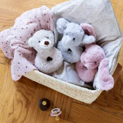 BeKids Elefant rangle - grå- Rangler I Plys