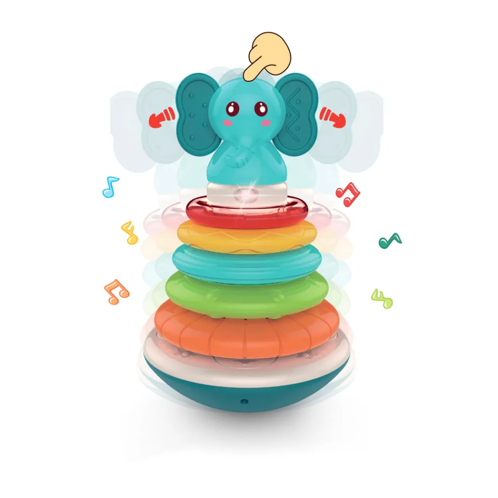 Scandinavian Baby Products Elefant stabeltårn- Stabelklodser