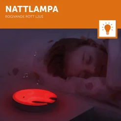 ZAZU Elefanten Emmy, natlampe m. musik-Børn White Noise Og Højtalere|Lamper