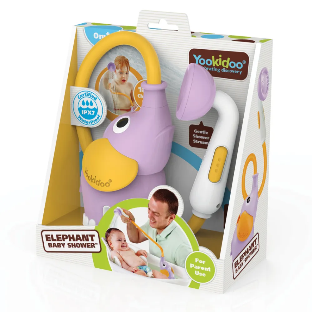 Yookidoo Elephant Baby Shower - Lilla- Badelegetøj