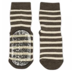 MP Denmark Elis strømper anti-slip - Brown Melange- Skridsikre Strømper|Uldstrømper & Uldstrømpebukser