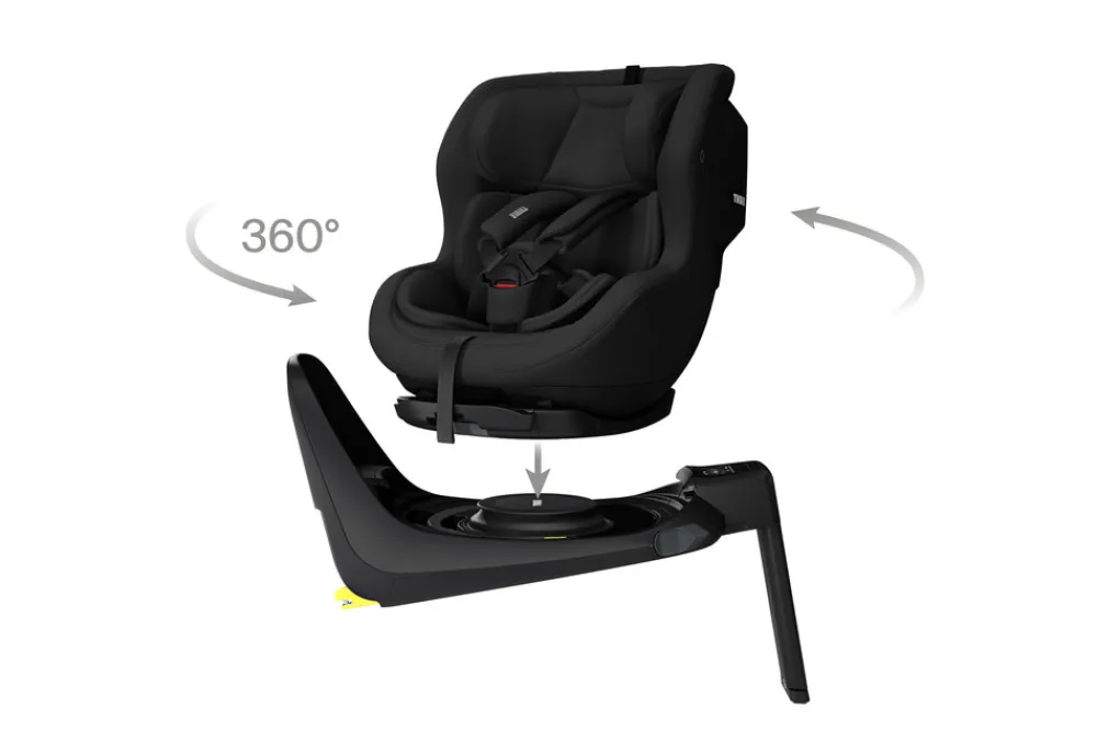 Thule Elm - Black- Autostole Uden Baser|Autostole 61-105 Cm (3 Mdr.-4 År)