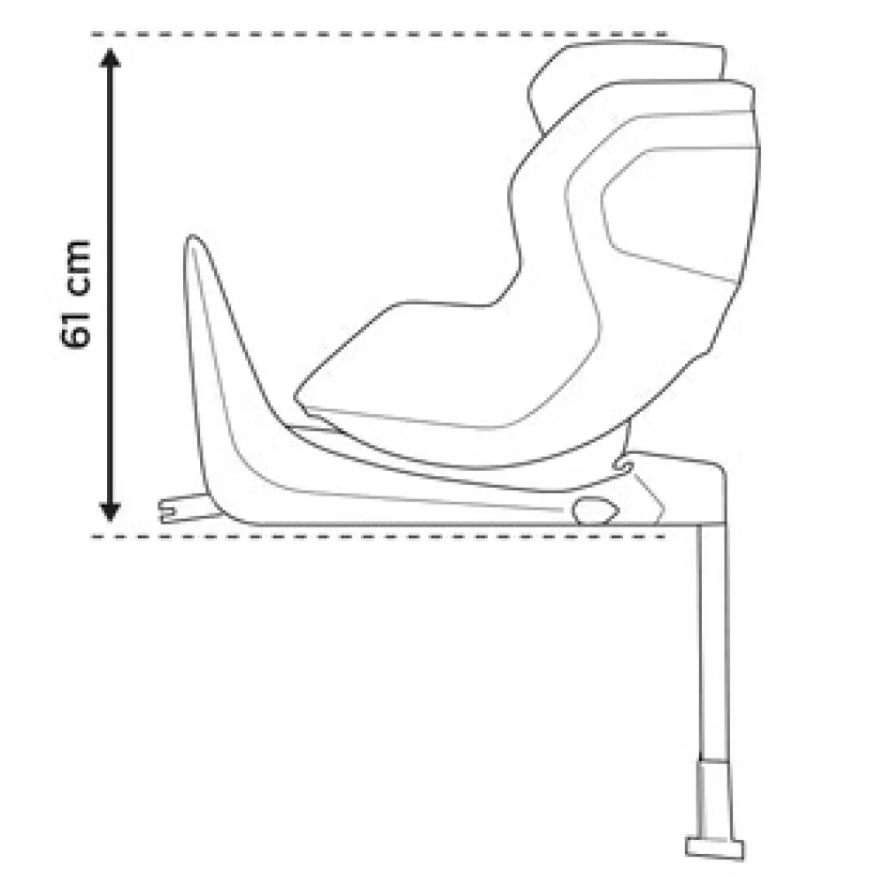 Thule Elm - Grey- Autostole Uden Baser|Autostole 61-105 Cm (3 Mdr.-4 År)