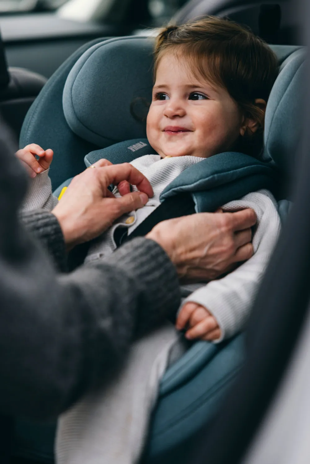 Thule Elm - Mid Blue- Autostole Uden Baser|Autostole 61-105 Cm (3 Mdr.-4 År)