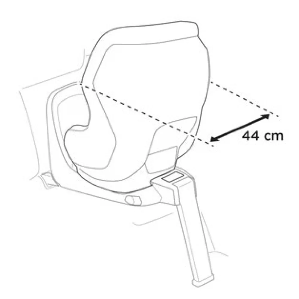 Thule Elm rearward facing - Black- Autostole 61-105 Cm (3 Mdr.-4 År)