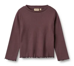 Wheat Else T-shirt Langærmet - Fudge- Bluser