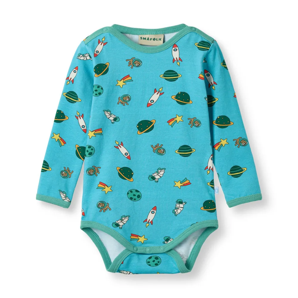 Småfolk Elstar Langærmet Body - Petit four- Bodystocking Langærmet