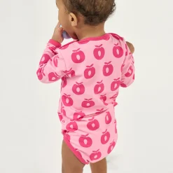 Småfolk Elstar Langærmet Body - Pink lilac- Bodystocking Langærmet