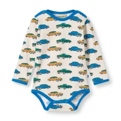 Småfolk Elstar Langærmet Body - Vanilla- Bodystocking Langærmet