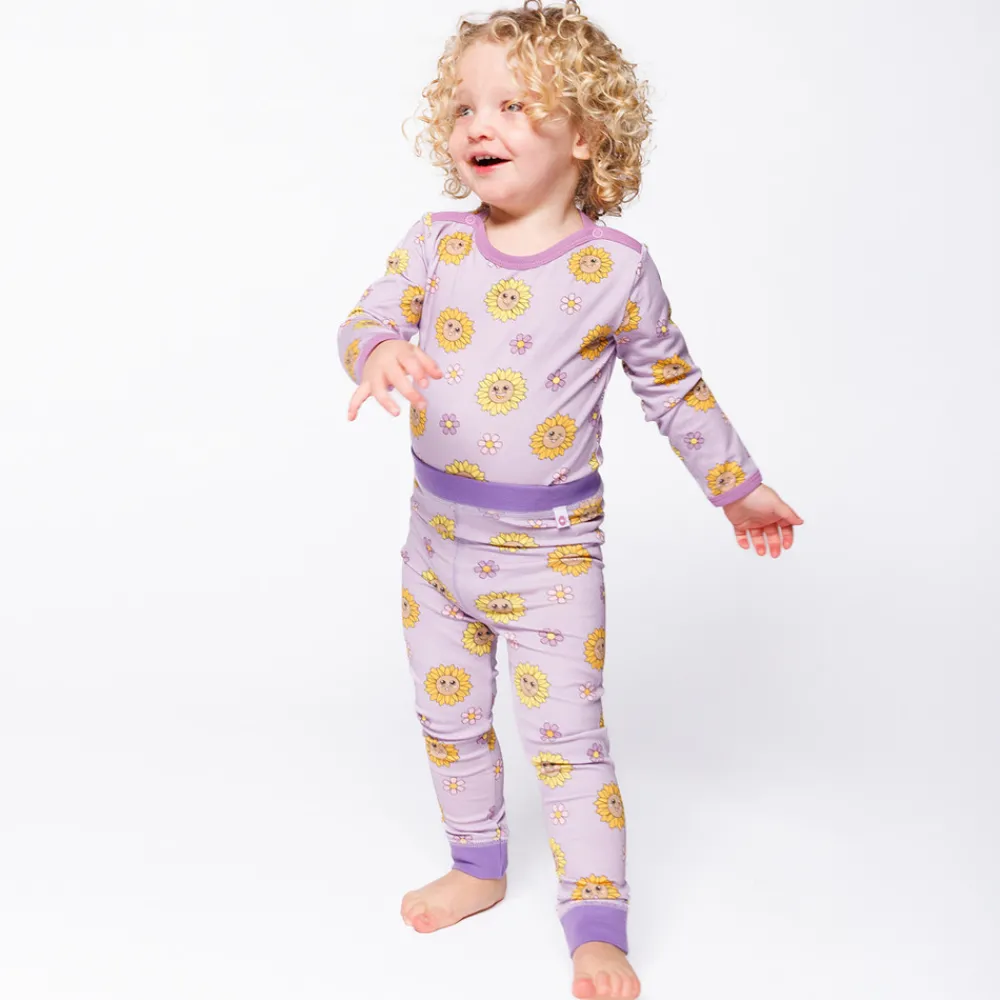 Småfolk Elstar Leggings - Heather purple- Leggings