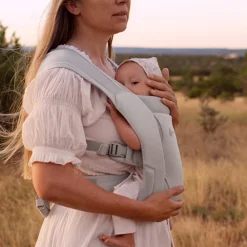 Ergobaby Embrace soft air mesh - soft grey- Bæreseler & Vikler