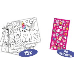 Ses Creative Enhjørninge malebog- Aktivitets- & Malebøger