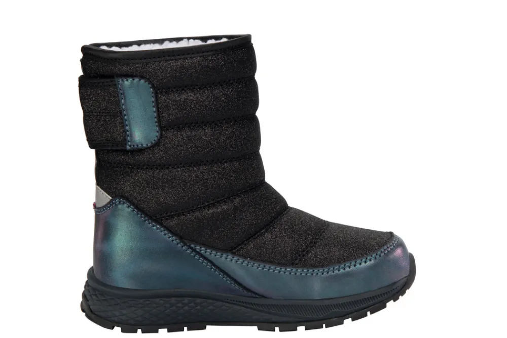 Viking Equip Glitter Warm WP Pull on - Black- Vinterstøvler