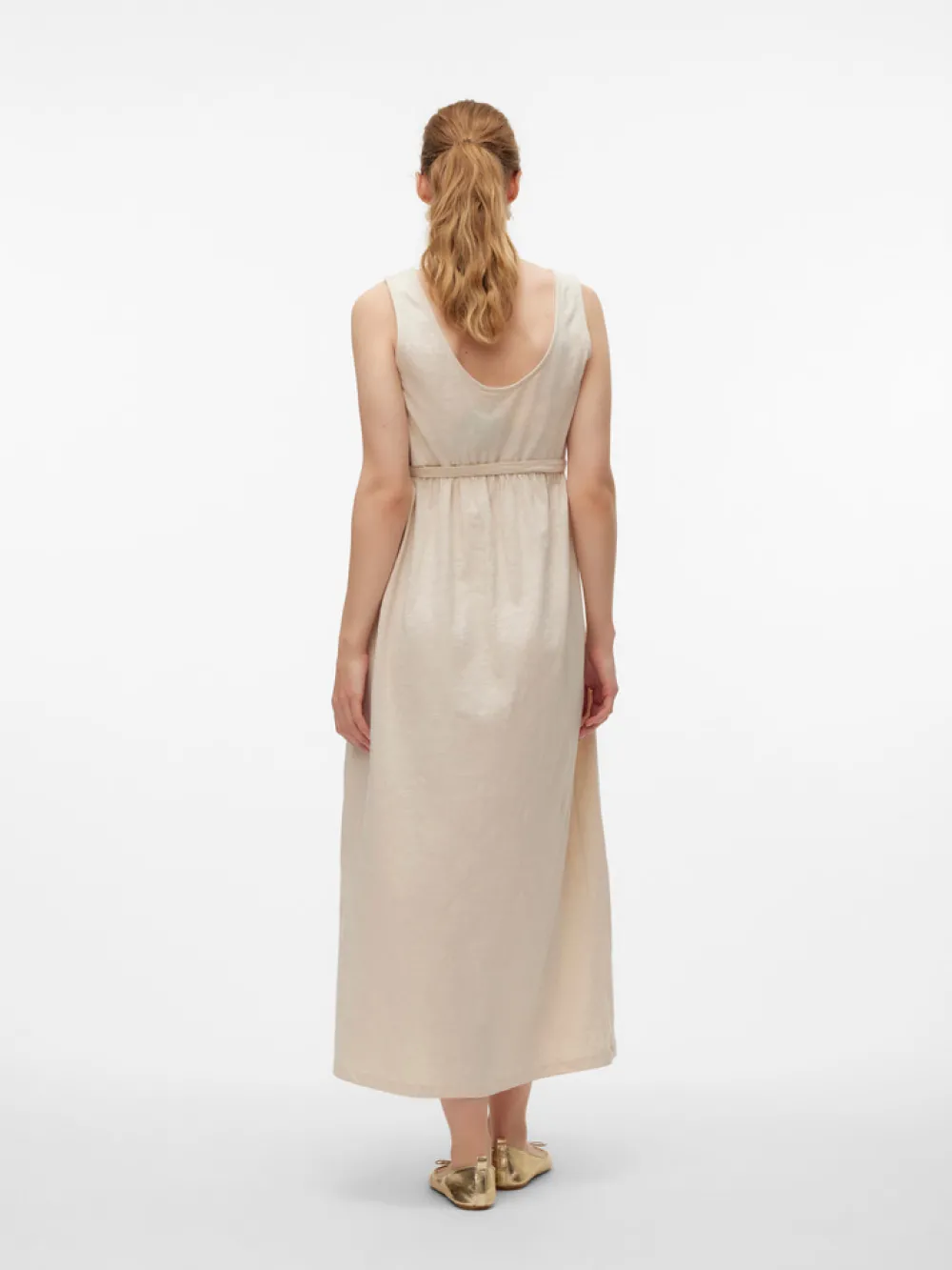 MamaLicious Evi lia kjole - FRENCH OAK- Kjoler/Nederdele