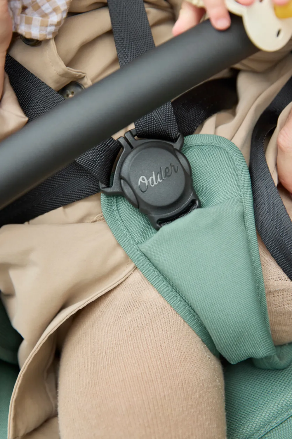 Odder Evoke Klapvogn - grøn- Klapvogne Med Flade Sæder