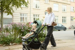 Odder Evoke Klapvogn - grøn- Klapvogne Med Flade Sæder