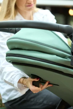 Odder Evoke Klapvogn - grøn- Klapvogne Med Flade Sæder