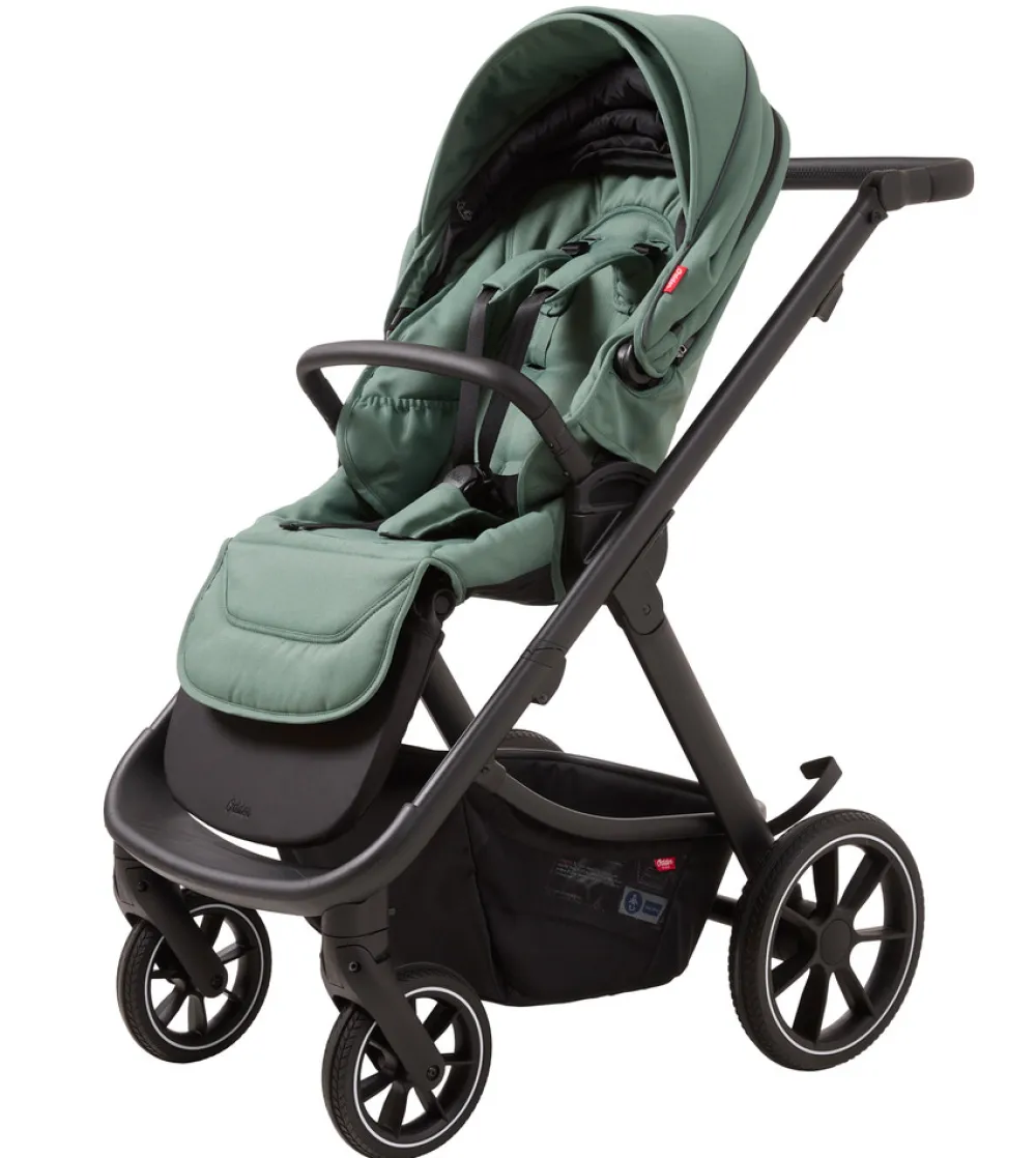 Odder Evoke Klapvogn inkl. regnslag - grøn- Klapvogne Med Flade Sæder