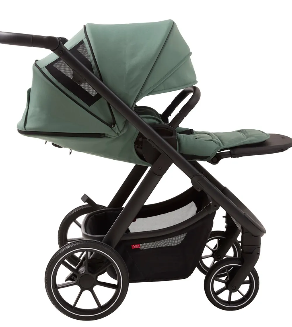 Odder Evoke Klapvogn inkl. regnslag - grøn- Klapvogne Med Flade Sæder