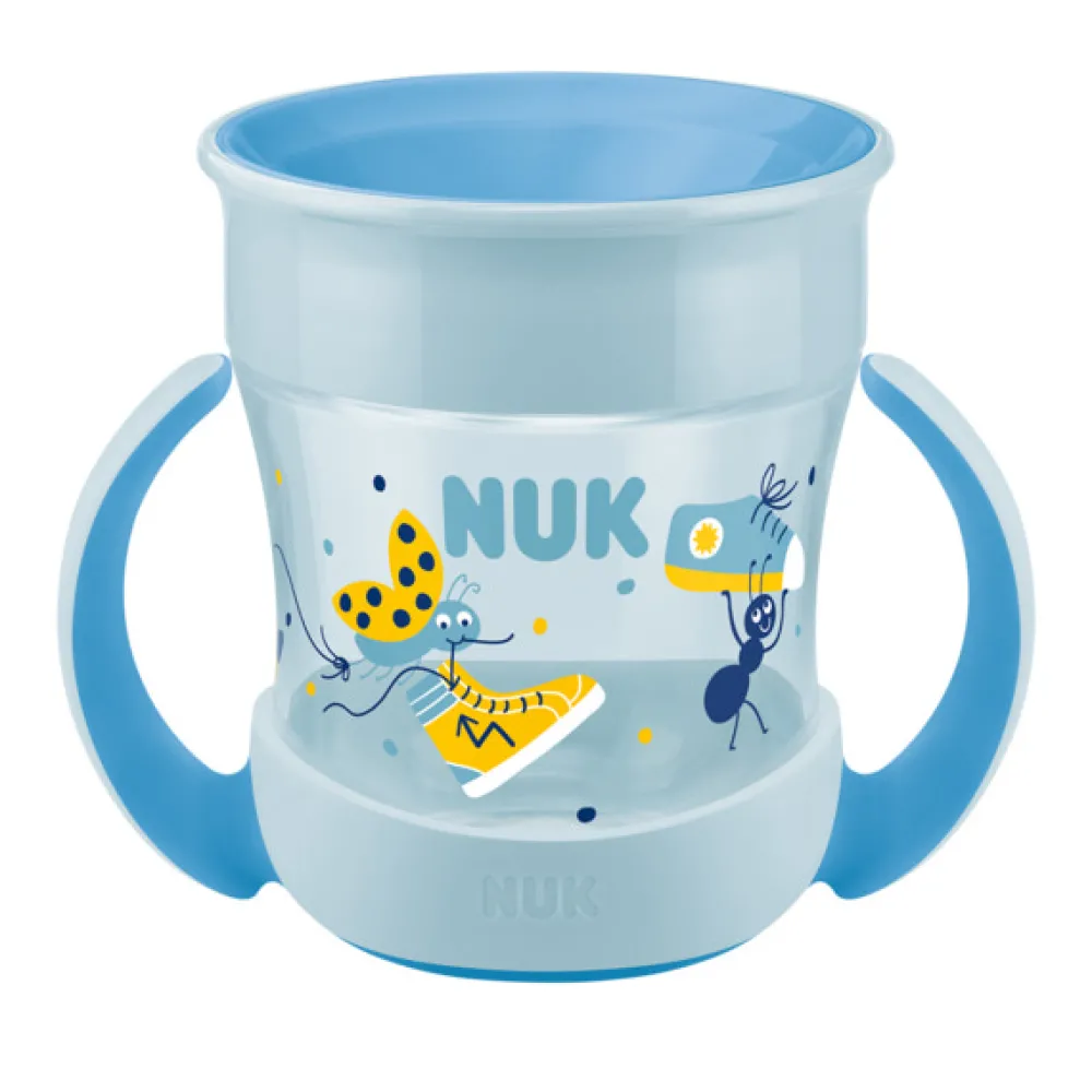 NUK Evolution Mini Magic Cup blå- Træningskopper Og Flasker