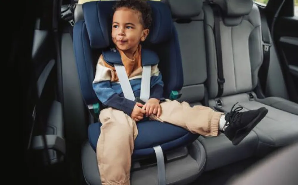 Britax Römer Evolvafix - midnight grey- Autostole 76-150 Cm (15 Mdr.-12 År)